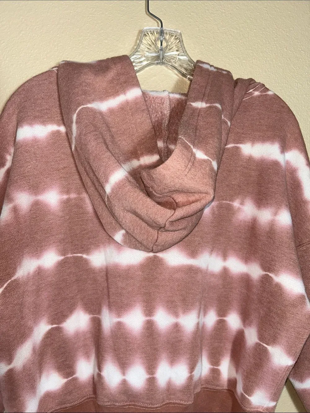 Free People Lace-Up Tie-Dye Hoodie
